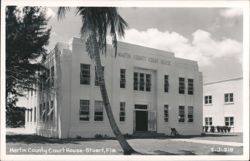 Martin County Court House, Stuart, Florida Postcard