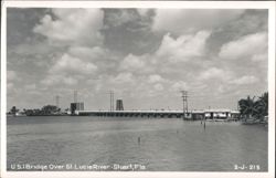 U.S. 1 Bridge Over St. Lucie River Postcard