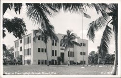 Martin County High School - Stuart, Florida Postcard
