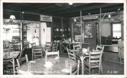 The Candlelight Restaurant Interior, Melbourne, FL Postcard