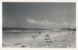 The Beach At Fort Pierce, Florida Postcard