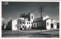 First Methodist Church, Fort Pierce, FL Postcard