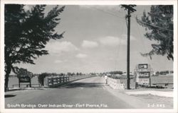 South Bridge Over Indian River Postcard