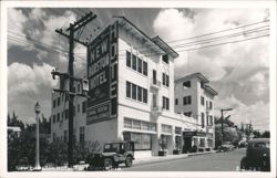 New Burston Hotel, Fort Pierce, FL Postcard