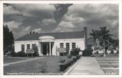 Chamber of Commerce and Community Center Postcard