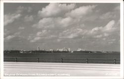 Skyline of Miami From Rickenbacker Causeway Postcard