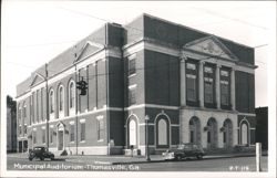 Municipal Auditorium, Thomasville, GA Postcard