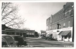 Street Scene - Cuthbert, GA Postcard
