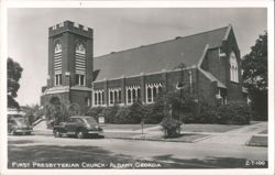 First Presbyterian Church - Albany, Georgia Postcard