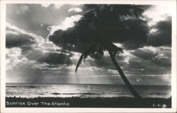 Sunrise Over The Atlantic Postcard