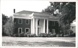 Sigma Chi House, University of Alabama Postcard