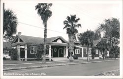Public Library - Vero Beach, Florida Postcard