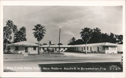 May-Linda Motor Court on Route 41 Postcard