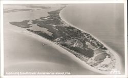 Looking South Over Anna Maria Island, Florida Postcard