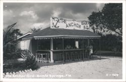 The Anchor Grill, Bar, B.Q. Postcard