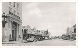 Street Scene - Sarasota, Florida Postcard Postcard Postcard