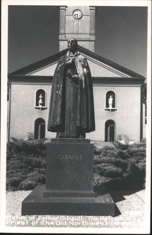 Statue of Father Gibault - The Patriot Priest of The Old Northwest Vincennes Indiana