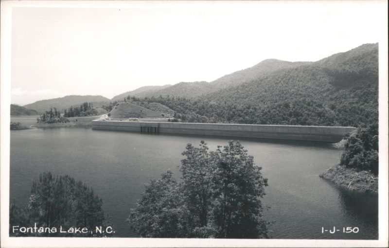 Fontana Lake and Dam Fontana Dam North Carolina