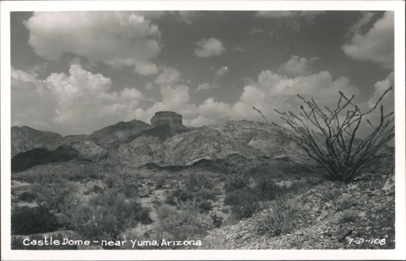 Castle Dome, Desert Landscape near Yuma Arizona