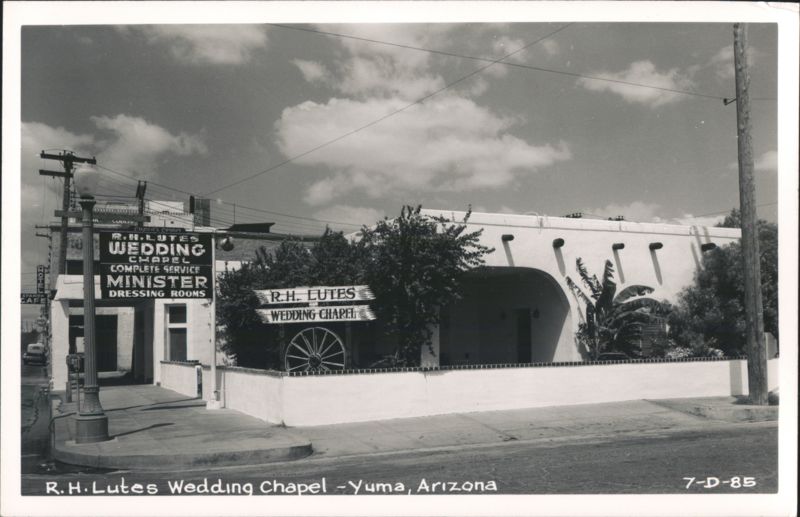 R.H. Lutes Wedding Chapel, Cupid's Corner Yuma Arizona