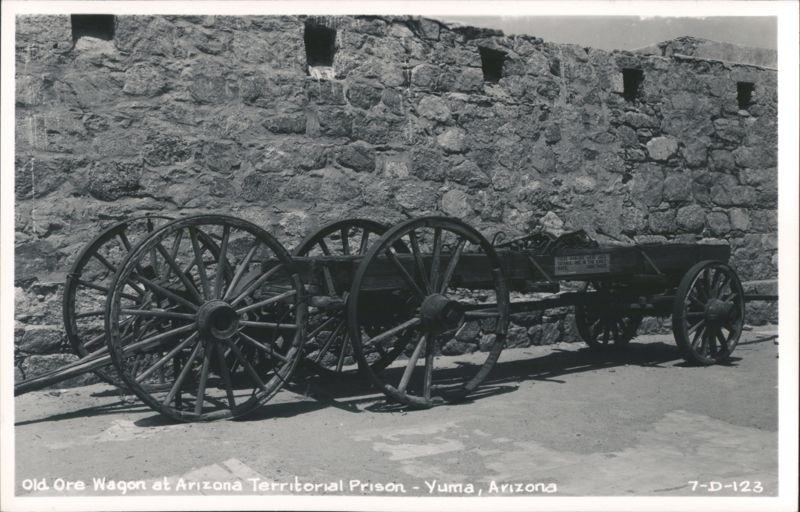 Old Ore Wagon at Arizona Territorial Prison Yuma