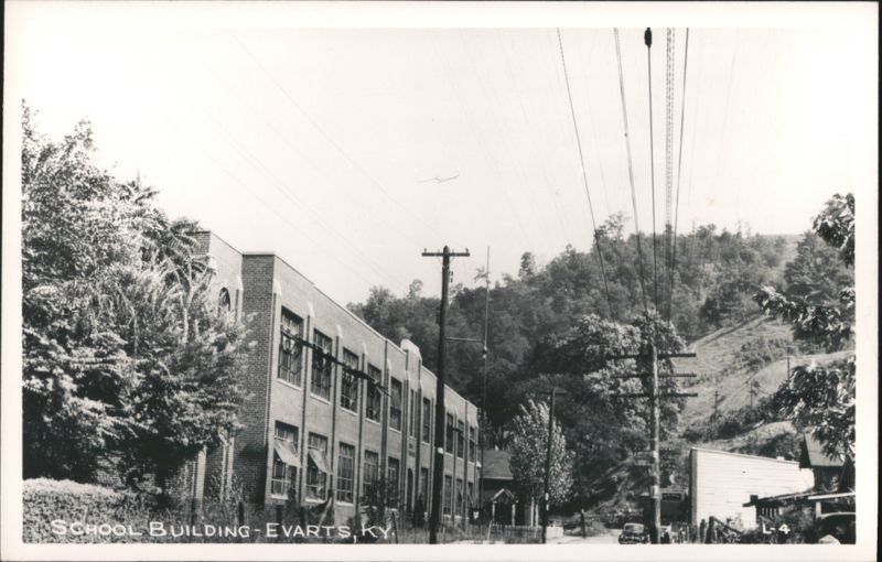 School Building Evarts Kentucky