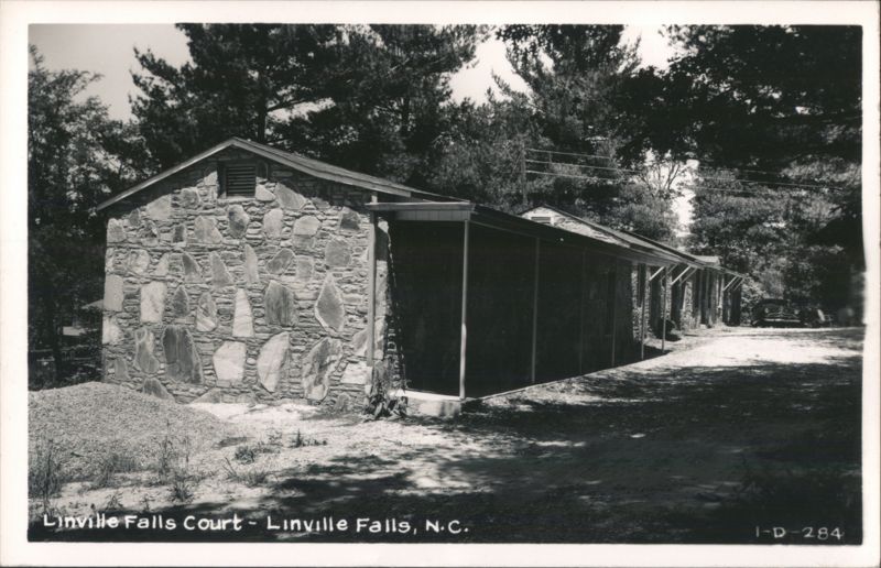 Linville Falls Court Stone Building North Carolina
