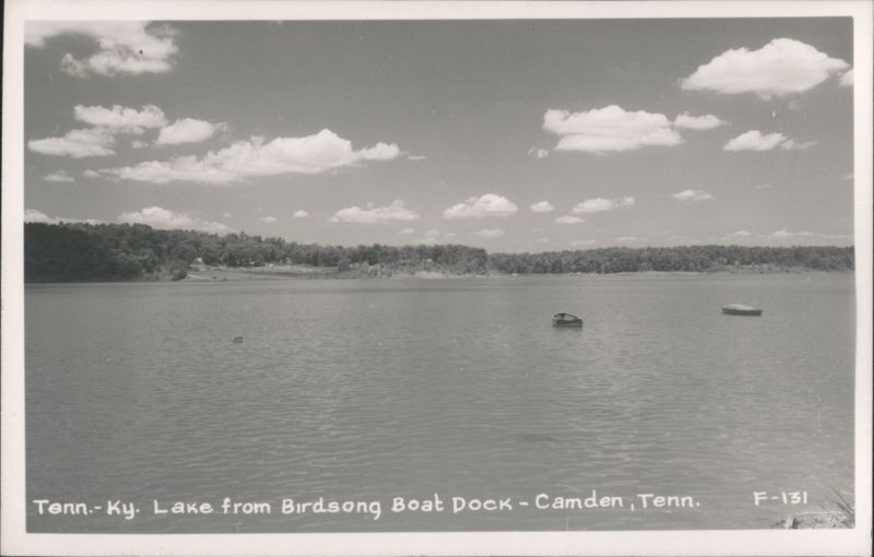 Tenn.-Ky. Lake from Birdsong Boat Dock Camden Tennessee