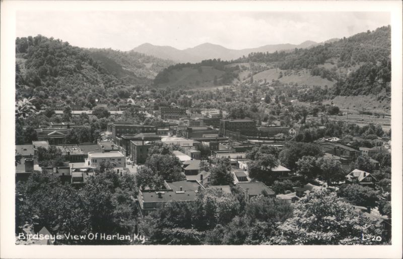 Birdseye View Of Harlan Kentucky