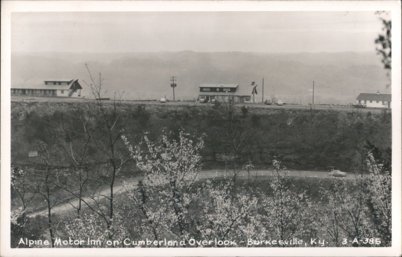 Alpine Motor Inn on Cumberland Overlook Burkesville Kentucky