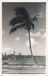 View Along Lake Worth Postcard