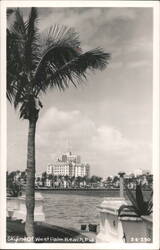 Hotel Pennsylvania and Skyline, West Palm Beach Postcard