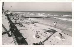 The Beach At Palm Beach Postcard