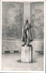 Statue Of George Rogers Clark In The Memorial Postcard