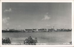 Greyhound Tropical Key - U.S. 1 - Over seas Highway Postcard
