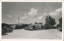 Trailer Park on U.S. 1 Overseas Highway Postcard