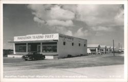 Marathon Trading Post, General Merchandise, U.S. 1 Overseas Highway Postcard