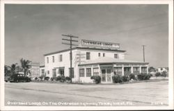 Overseas Lodge, Bar & Package Goods, Hotel Rooms & De Luxe Cottages Postcard