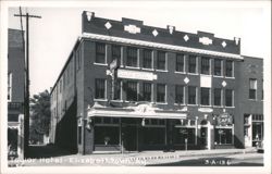 Taylor Hotel and Taylor Cafe Postcard
