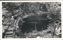 The Opening To Lost River Cave - 75 Feet Below The Ground Postcard