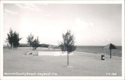Monroe County Beach Postcard