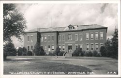 Tallapoosa County High School Postcard