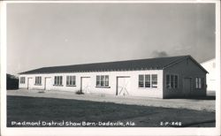 Piedmont District Show Barn Postcard