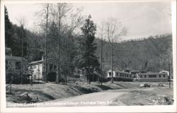 Duplex Cottages At Fontana Village Postcard