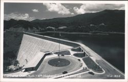 Fontana Dam, 4th Highest In The World Postcard