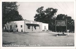 Taylor's Fishing Lodge, Grocery, and Housekeeping Cottages Postcard