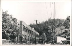 School Building Postcard