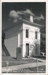 Birthplace of Fred M. Vinson, 13th Chief Justice of United States Postcard