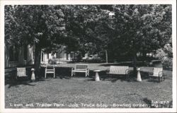 Lawn and Trailer Park - Jo's Truck Stop Postcard