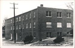 Educational Building, First Baptist Church Postcard